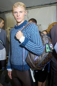 Backstage at Louis Vuitton Men's Spring 2018
