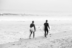 Memorial Day weekend street style in Malibu.