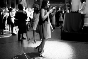 The atmosphere at the Met Young Members party.