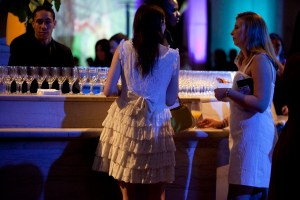 The atmosphere at the Met Young Members party.