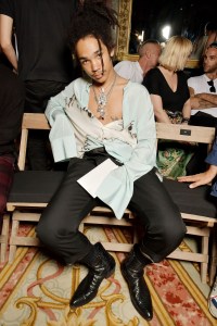 Luka Sabbat front row at Haider Ackermann