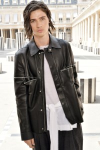 Will Peltz front row at Louis Vuitton