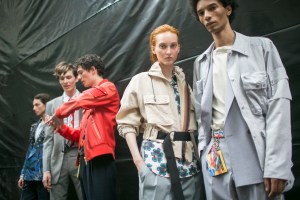 Backstage at Paul Smith Men's Spring 2018