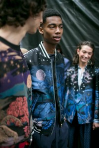 Backstage at Paul Smith Men's Spring 2018