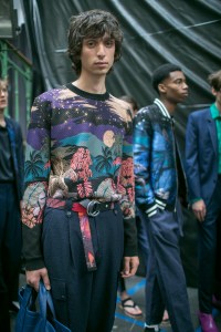 Backstage at Paul Smith Men's Spring 2018