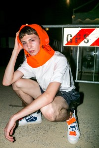 Backstage at Off-White Men's Spring 2018 show