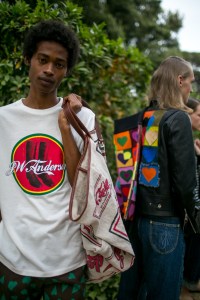 Backstage at J.W. Anderson Men's Spring 2018 show