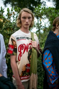 Backstage at J.W. Anderson Men's Spring 2018 show