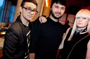 Christian Siriano, Brad Walsh, and Fiona Byrne