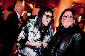 Norma Kamali and Fern Mallis