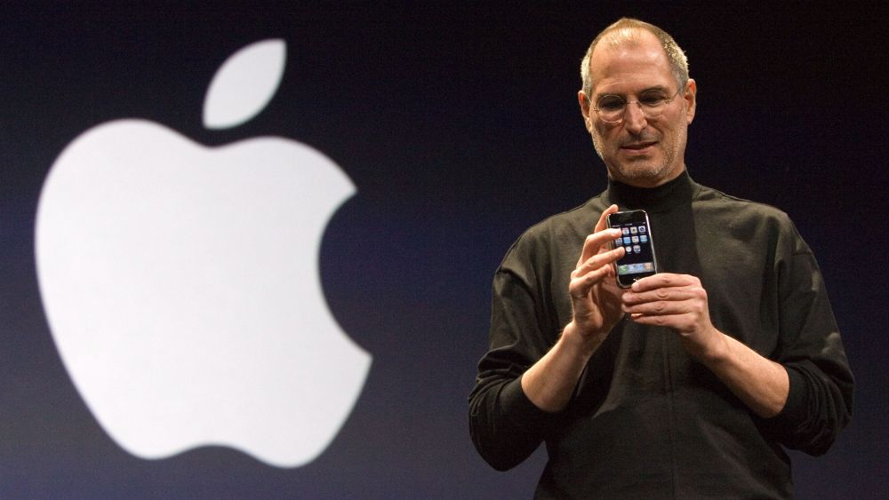 Apple Inc. ceo and cofounder Steve Jobs Apple iPhone Keynote Macworld Expo San Francisco California Tuesday 09 January 2007Usa Apple Steve Jobs - Jan 2007