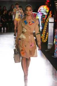 Jasmine Sanders on the catwalkMOSCHINO Spring Summer 2018 Menswear and Women's Resort Collection, Runway, Los Angeles, USA - 08 Jun 2017