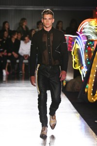 Matthew Noszka on the catwalkMOSCHINO Spring Summer 2018 Menswear and Women's Resort Collection, Runway, Los Angeles, USA - 08 Jun 2017