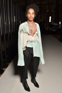 Front Row at Haider Ackermann Mens Spring 2018