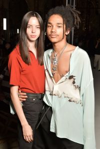 Front Row at Haider Ackermann Mens Spring 2018