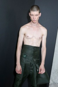Backstage at Rick Owens Men's Spring 2018