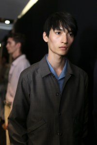 Backstage at Salvatore Ferragamo Men's Spring 2018