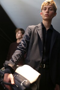 Backstage at Salvatore Ferragamo Men's Spring 2018