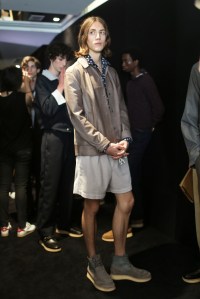 Backstage at Salvatore Ferragamo Men's Spring 2018