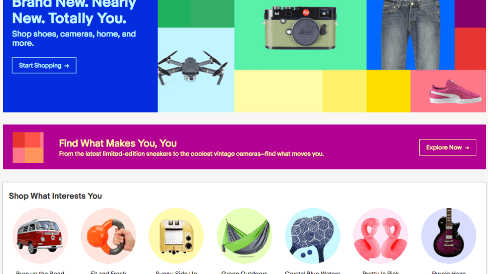 ebay homepage