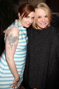 Lena Dunham and Sheila Nevins
