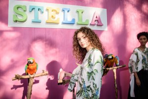 Models wearing Stella McCartney Resort 2018.