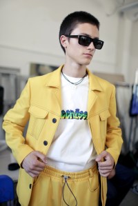 Backstage at Sunnei Men's Spring 2018