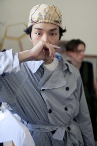 Backstage at Sunnei Men's Spring 2018