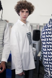 Backstage at Sunnei Men's Spring 2018