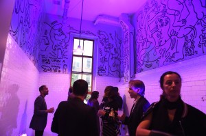 The scene at the event.