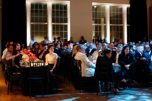 The scene at dinner.