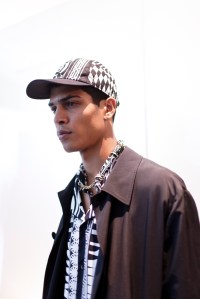 Backstage at Versace Men's Spring 2018