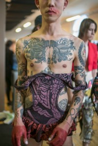 Backstage at Vivienne Westwood Men's Spring 2018
