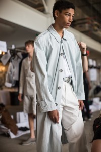 Backstage at Boss Men's Spring 2018