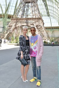Katy Perry and Pharrell Williams at Chanel