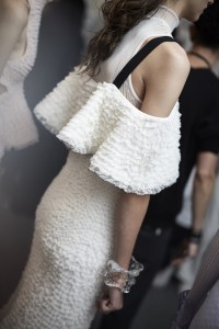 Backstage at Proenza Schouler Spring 2018