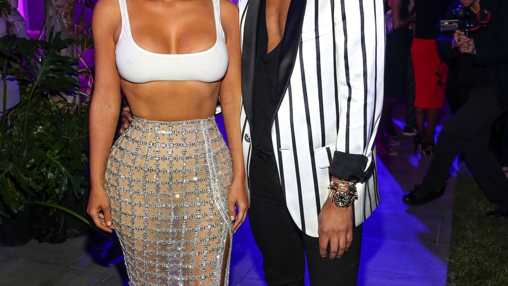 Kim Kardashian, Halsey at Balmain Party With Olivier Rousteing in L.A.
