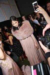 Backstage at Elie Saab Couture Fall 2017
