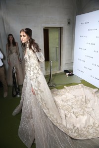 Backstage at Elie Saab Couture Fall 2017
