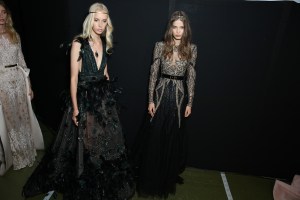 Backstage at Elie Saab Couture Fall 2017