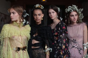 Backstage at Rodarte RTW Spring 2018
