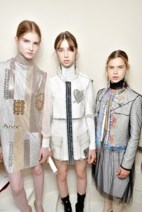 Backstage at Schiaparelli Couture Fall 2017