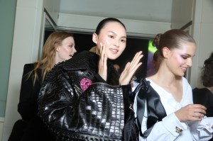 Backstage at Alexandre Vauthier Couture Fall 2018