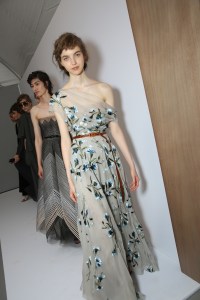 Backstage at Christian Dior Couture Fall 2017