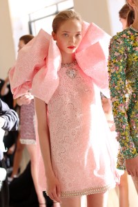 Backstage at Giambattista Valli Couture Fall 2017