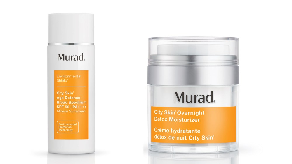Murad City Skin SPF 50 and City Skin Overnight Detox Moisturizer.