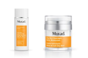 Murad City Skin SPF 50 and City Skin Overnight Detox Moisturizer.