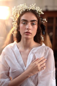 Model backstageRodarte show, Backstage, Fall Winter 2017, Haute Couture Fashion Week, Paris, France - 02 Jul 2017