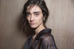 Model backstageChristian Dior show, Backstage, Fall Winter 2017, Haute Couture Fashion Week, Paris, France - 03 Jul 2017