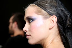 Model backstageAlexandre Vauthier show, Backstage, Fall Winter 2017, Haute Couture Fashion Week, Paris, France - 04 Jul 2017
